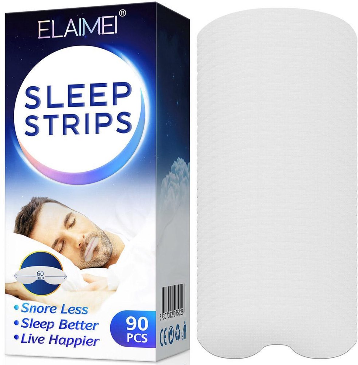 Anti-Snurk Mond Tape 90 stuks – Mondtape – Mouth Sleep Tape