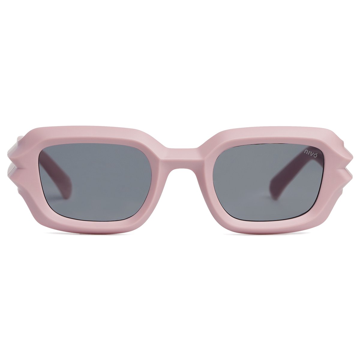 Nivó Zonnebril | Suki Pink – Roze Zonnebril Dames – Dames Zonnebril - Gepolariseerd - Festival Zonnebril - UV400 Filter - Gratis Luxe Brillenhoes