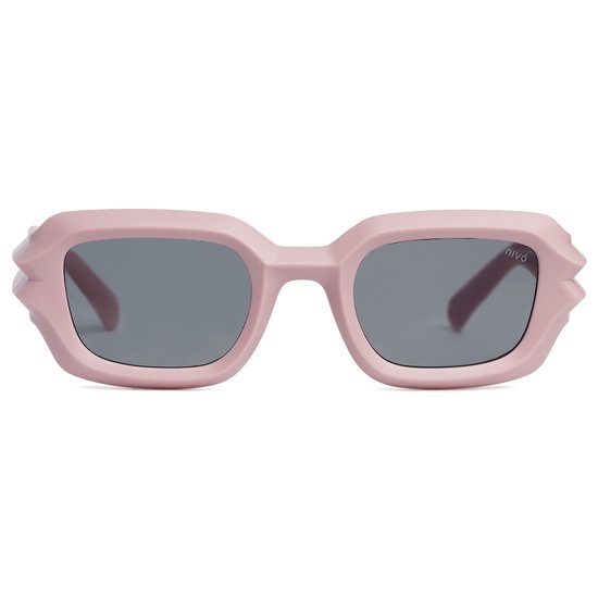 Lunettes de soleil Nivo | Suki Pink - Lunettes de soleil roses pour femmes - Lunettes de soleil pour femmes - Polarisées - Lunettes de soleil Festival - Filtre UV400 - Étui à lunettes de Luxe gratuit