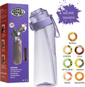 PRE FALL® Tasty Air Paars Drinkfles - Up Starterskit Met 7 Verschillende Smaken - Hydraterend - Geurwater - Vegan - Bio - BPA vrij