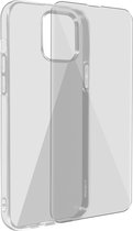 Hoes geschikt voor iPhone 13 Pro Siliconen + Gehard Glas 9H Transparant