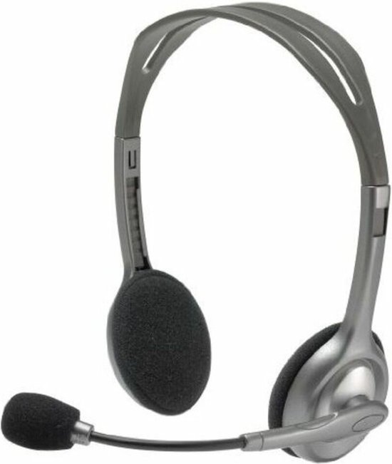 Logitech H110 headset - Dubbele 3,5MM aansluiting - Grijs - Logitech