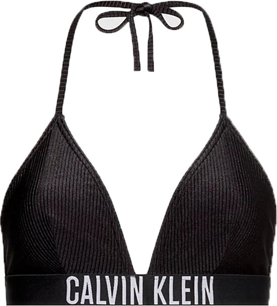 Calvin Klein Triangle-RP bikini top dames zwart