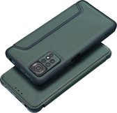 Case2go - Hoesje geschikt voor Xiaomi Redmi 12C - Schokbestendige Book Case - Groen