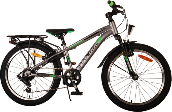 Volare Cross Kinderfiets - Jongens - 20 inch - Grijs - 6 versnellingen van Volare — afbeelding 2