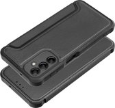 Case2go - Hoesje geschikt voor Samsung Galaxy A14 5G - Schokbestendige Book Case - Zwart