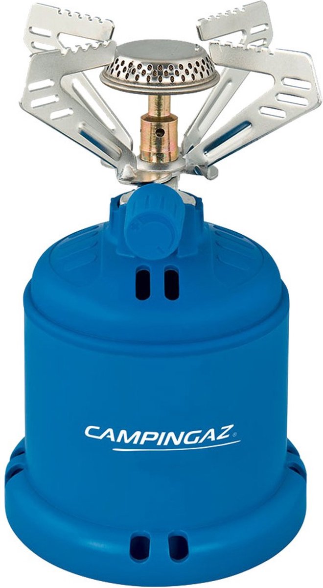 Campingaz 206 Camping kooktoestel - camping gasbrander 1 pits - 1250 Watt - blauw/zilver