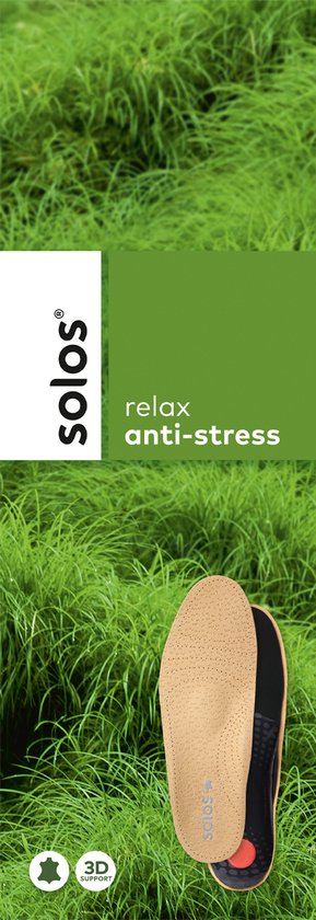 Solos 385 Anti Stress Unisex Steunzolen - Naturel - 36
