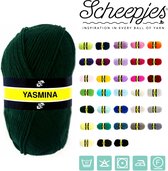 Scheepjes - Yasmina - 1187 Vert foncé - lot de 10 boules x 40 grammes