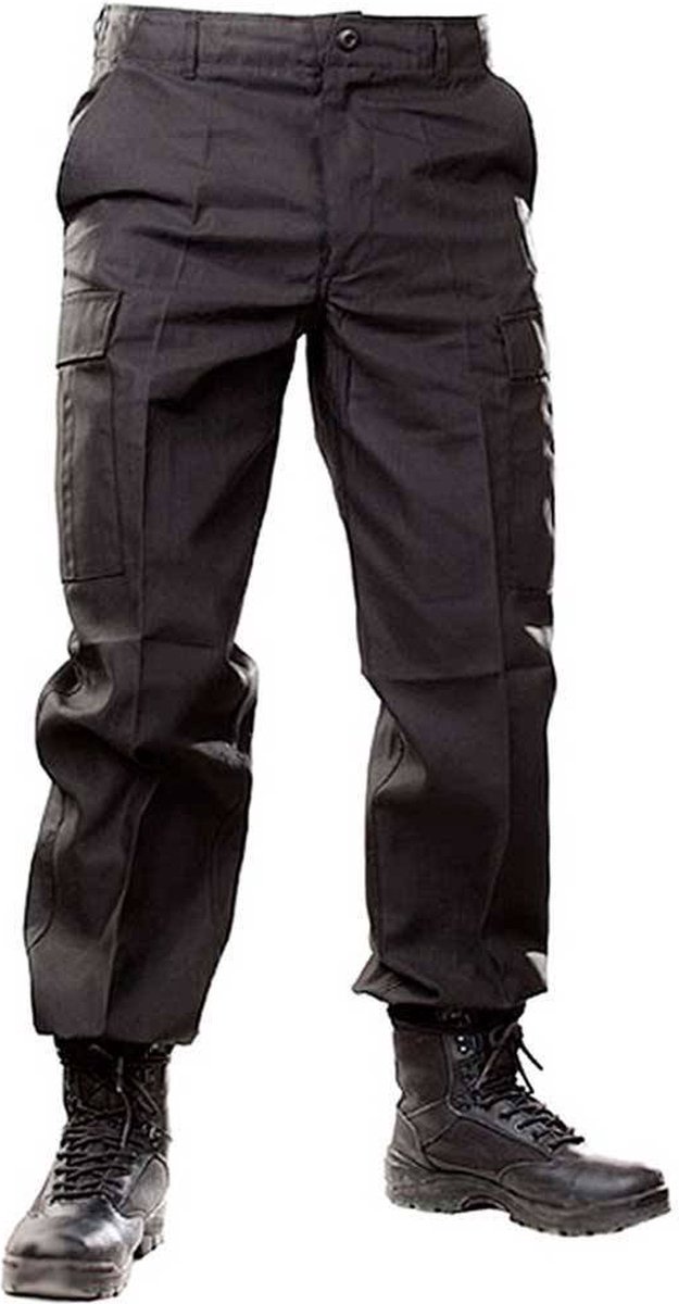 BDU camouflage broek - Zwart - Maat M