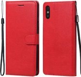 Coverup Book Case - Geschikt voor Xiaomi Redmi 9A Hoesje - Rood