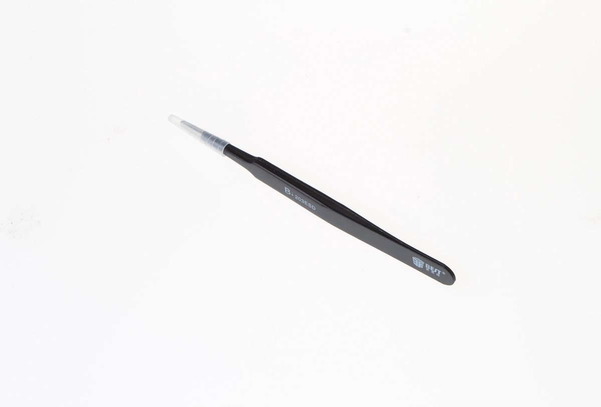 Beste b.203esd - pincet - rechte fijne punt - roestvrij staal - 120 mm lengte