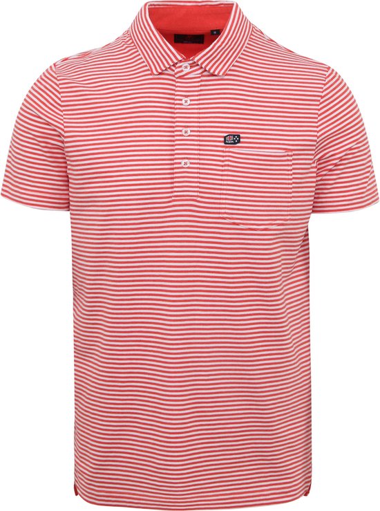 New Zealand Auckland - Polo Sullivans Dam Red - Regular-fit - Polo Homme Taille XXL