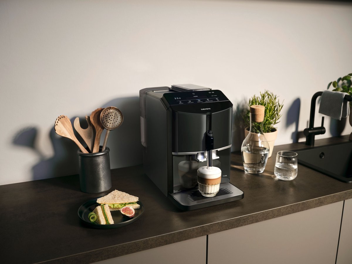 Siemens EQ300 TF301E19 - Volautomaat espressomachine - Zwart - Koffiemachine met bonen — afbeelding 6