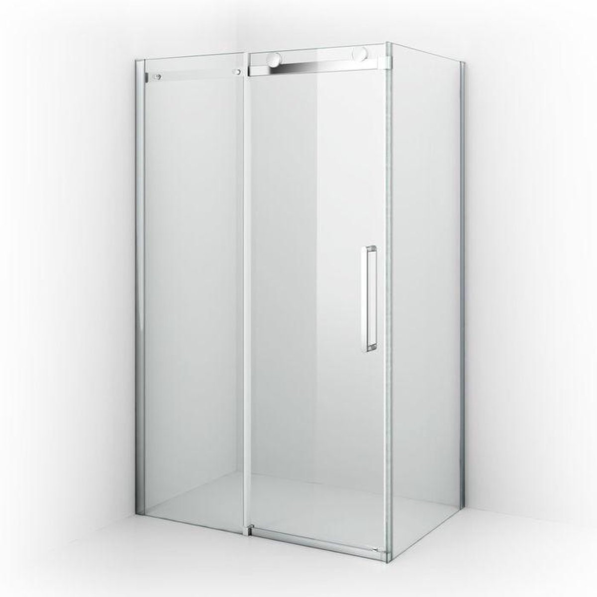 Douchecabine Rechthoek Schuifdeur Premium EasyClean 8 mm Glas Profielloos 140 x 90 cm