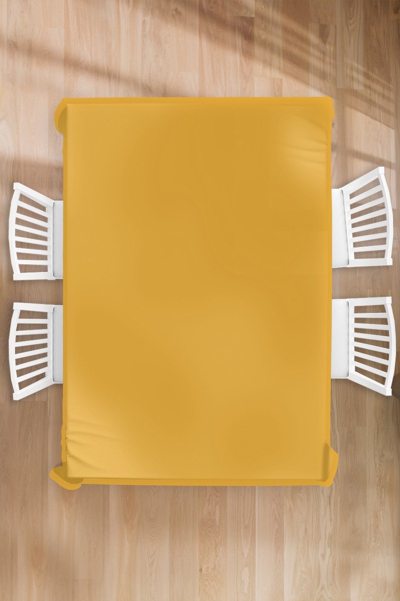 Tafelkleed - Tafellaken - 150x220 cm - Okergeel - Herfst - Interieur - Binnen en Buiten