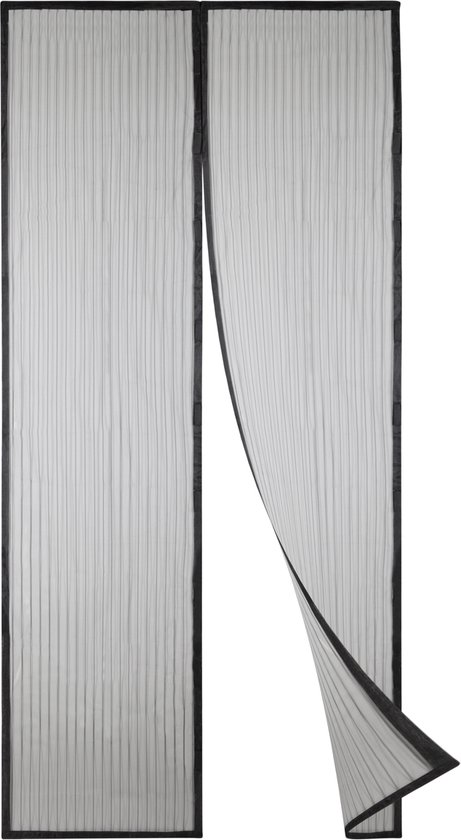 Niceey Magnetische Vliegengordijn - Deurgordijn – Vliegengordijn - Magnetische Insectenhor - Horgordijn 100 x 230 cm - Zwart