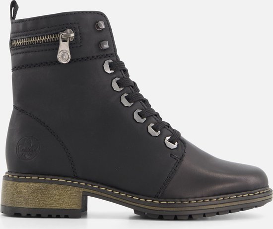 Rieker Veterboots zwart Synthetisch Dames Maat 36 bol