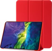 Mobigear Tablethoes geschikt voor Apple iPad 10 (2022) Hoes | Mobigear Tri-Fold Gel Bookcase - Rood