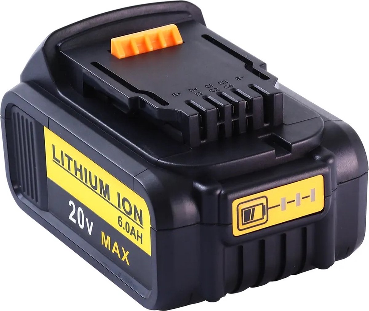 DCB186 Batterij / accu, geschikt voor DeWalt, 18V & 20V 6Ah