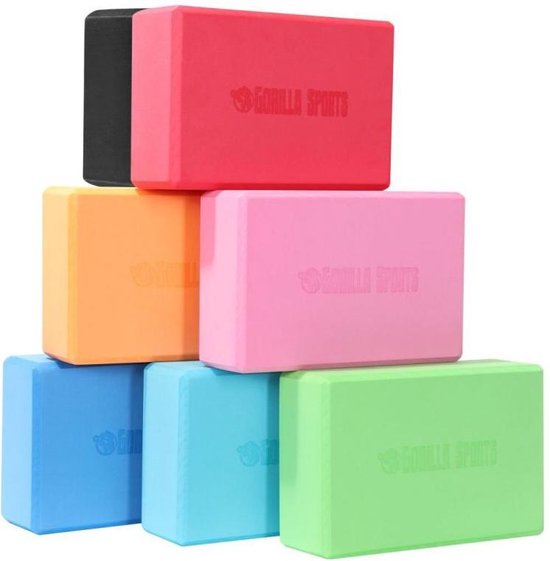 Gorilla Sports Yoga Blok - Yoga - Pilates - Roze van Gorilla Sports. — afbeelding 2