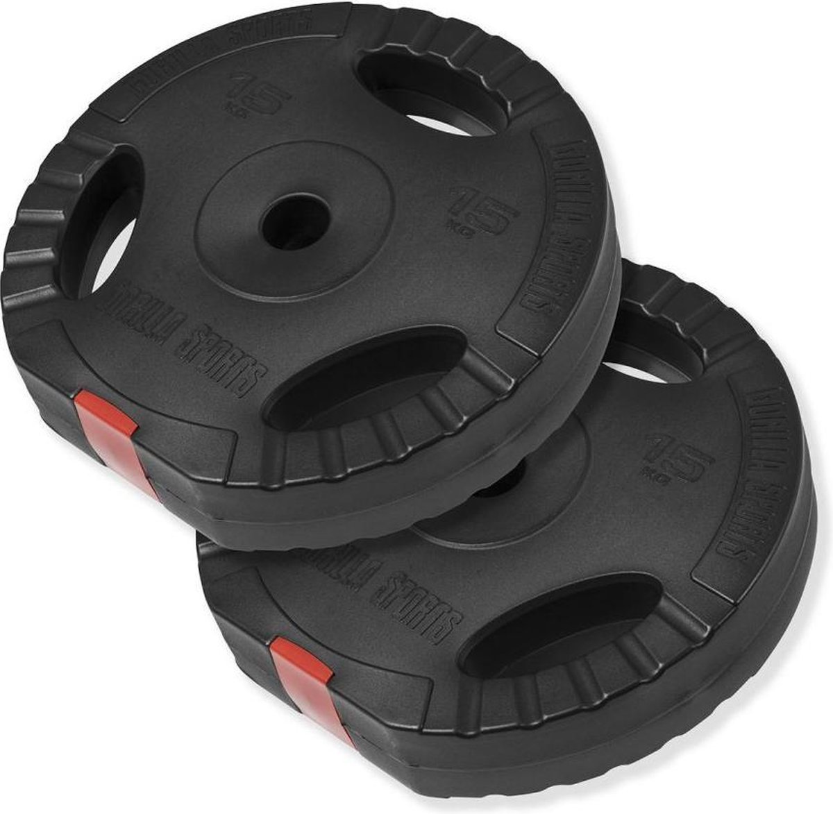 Lot De 2 Poids Olympiques Vintage Gold's Gym - 5 Lb Chacune (10 Lb Total) - Noir Et Or - Rare