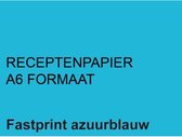 Receptpapier fastprint a6 80gr lichtblauw | Pak a 2000 vel