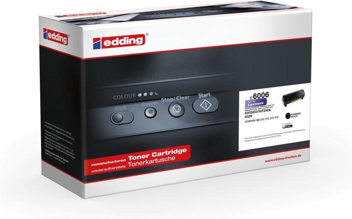 Edding Toner Compatibel Zwart 5000 bladzijden EDD-6006 18-6006