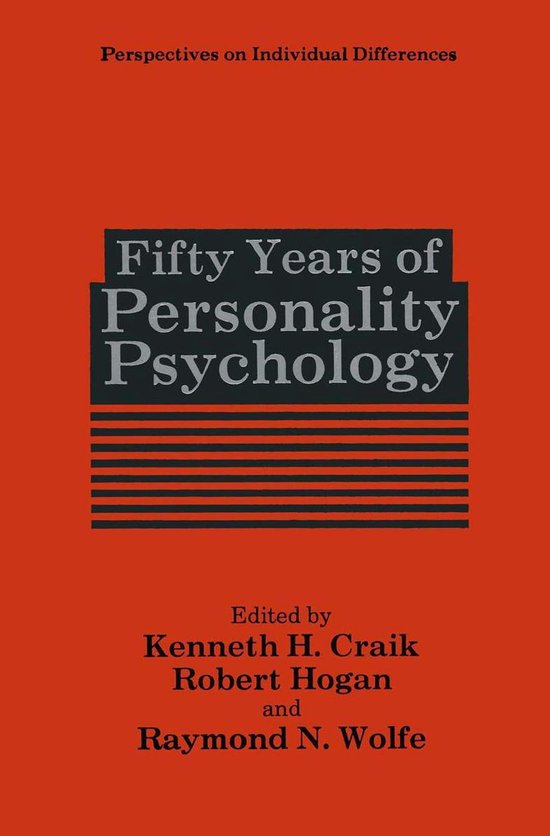 Perspectives on Individual Differences - Fifty Years of Pers ... - cover