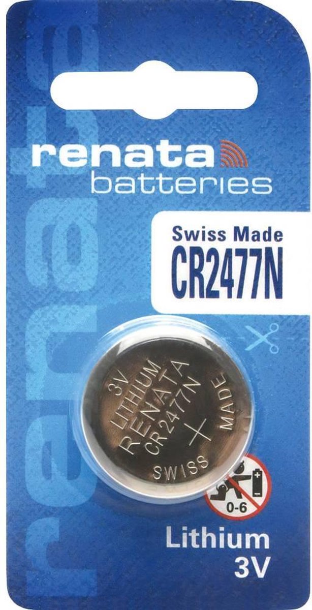 Renata CR2477N 3V lithium knoopcel batterij 1 stuk | bol.