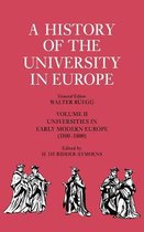 A History of the University in EuropeSeries Number 2-A History of the University in Europe: Volume 2, Universities in Early Modern Europe (1500–1800)