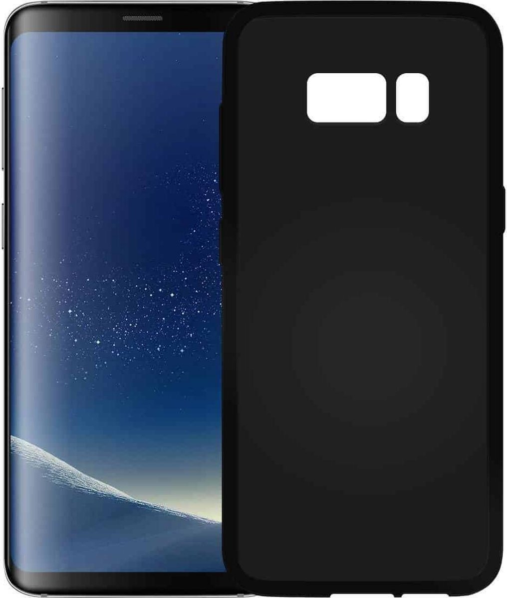 Mat Zwart TPU Siliconen hoesje voor Samsung Galaxy J4 2018
