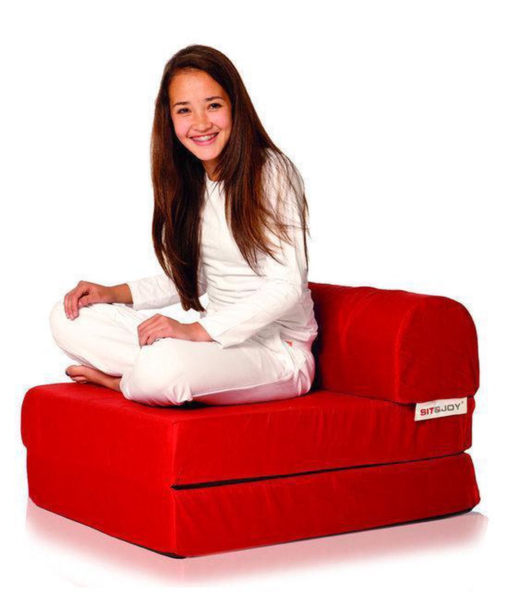 combineren schuifelen bestrating Sit and Joy - Portable Mattress - Rood | bol.com