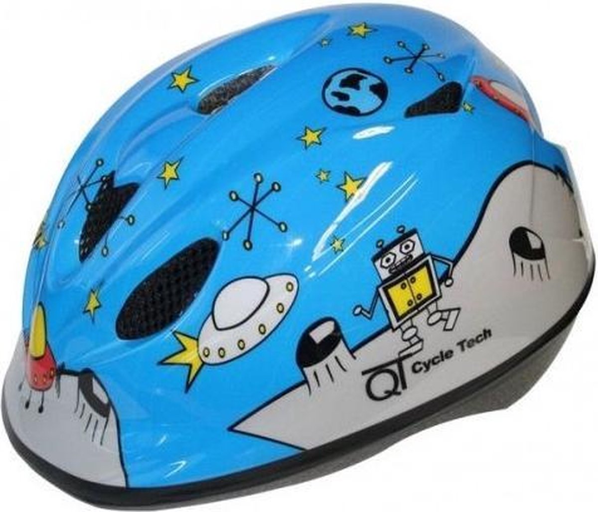 Cycle Tech Helm Space Blauw Maat 46/52 Cm