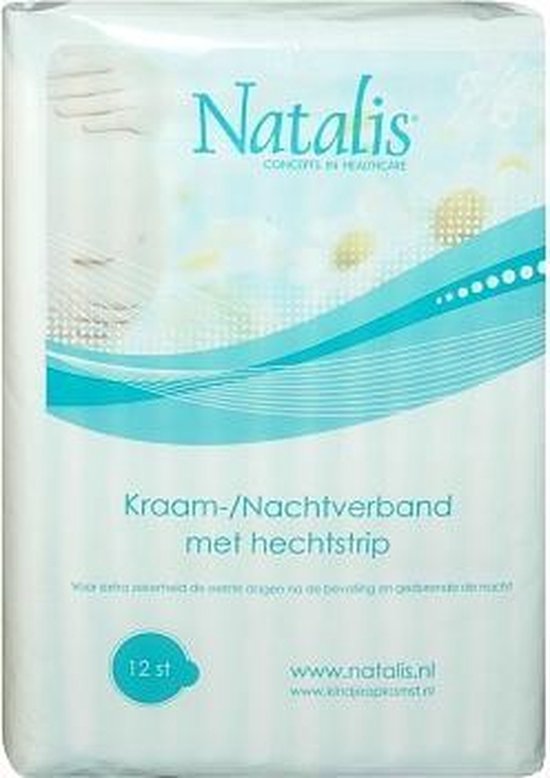 Natalis Kraam- /Nachtverband Maandverband - 12 stuks