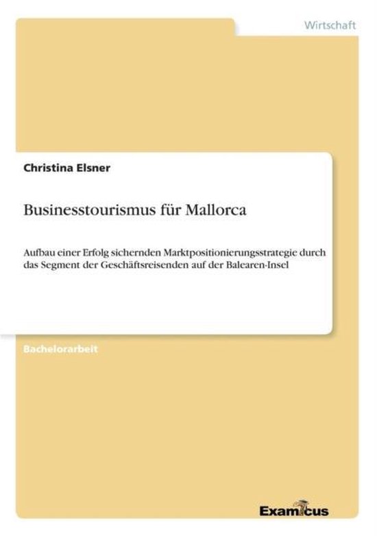Businesstourismus für Mallorca - cover