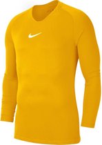 Nike Dry Park First Layer Longsleeve Shirt  Thermoshirt - Maat 128  - Unisex - geel