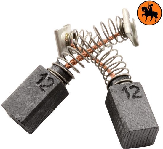 Jeu de balais de charbon pour Hitachi Hammer DH 24PA - 6.5x7.5x12mm