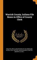 Warrick County, Indiana File Boxes in Office of County Clerk