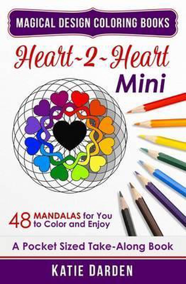 Magical Design Mini Coloring Books- Heart 2 Heart - Mini - Magical Design Studios