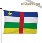 Vlag Centraal-Afrikaanse Republiek 200x300cm - Kwaliteitsvlag - Geschikt voor buiten