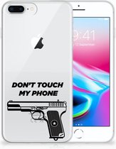 Siliconen Back Cover iPhone 7 Plus | 8 Plus Pistol DTMP