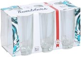 Longdrink glazen set van 12 stuks 280 ml