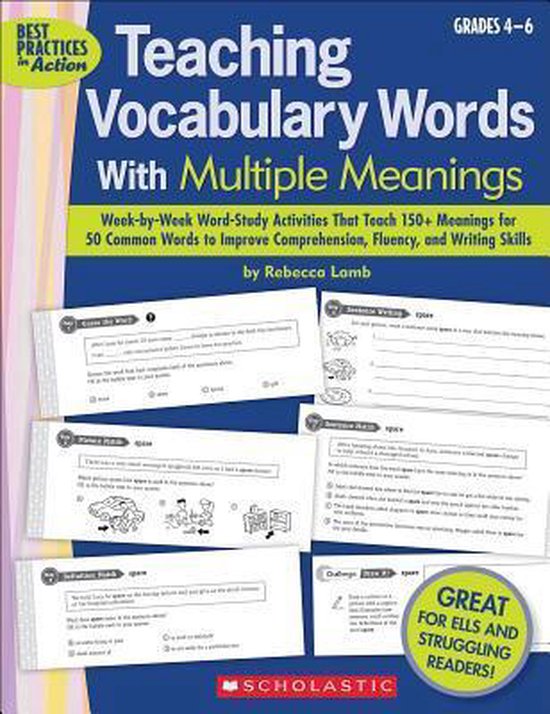 Teaching Vocabulary Words with Multiple Meanings, Grades 46, Rebecca