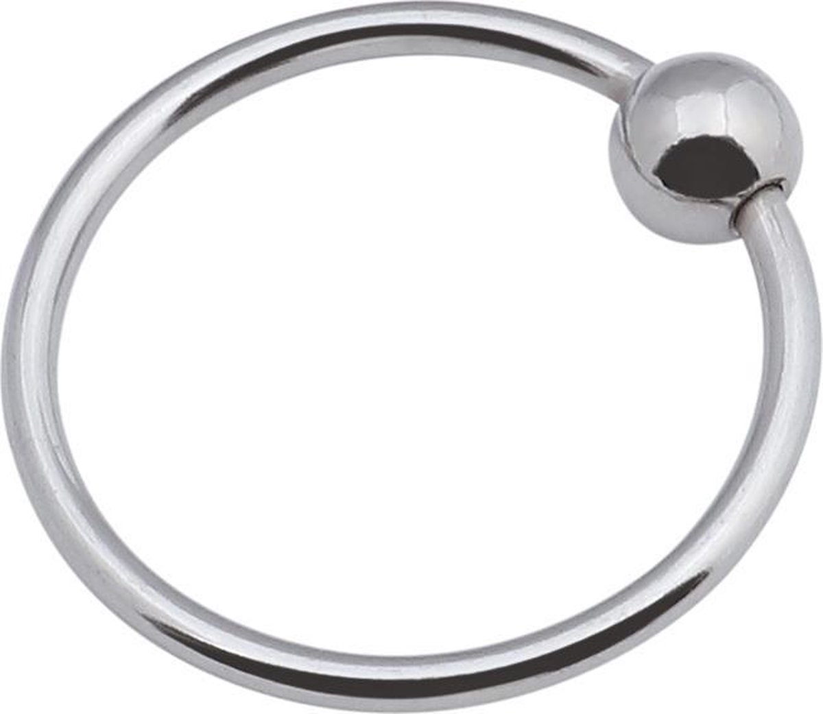 Goedkoopste Banoch - Glansring Veronica 25 mm - metalen eikelring met bal - cockring