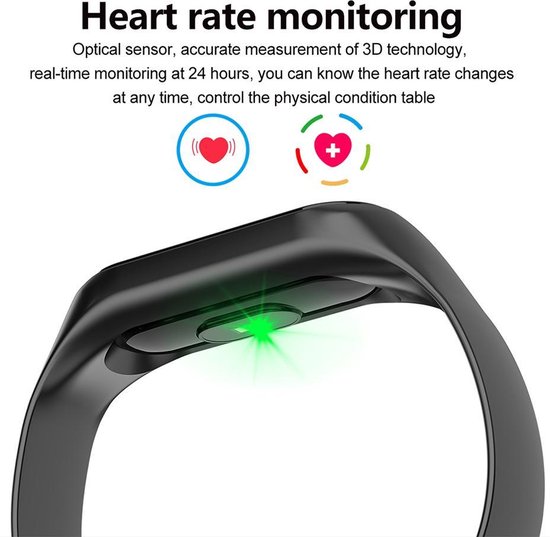 Sport horloge - watch - Stappenteller hartslagmeter Ideaal voor fietsen ,... | bol.com