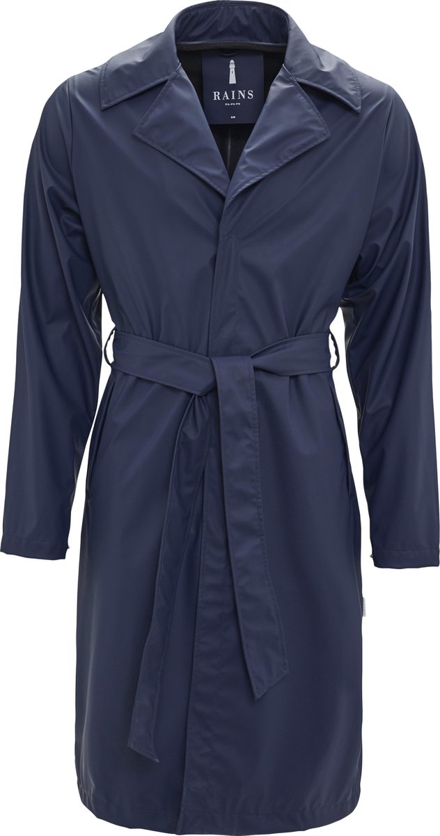 Rains Overcoat 1255 /XS Jas Dames Blauw