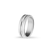 Ring in edelstaal