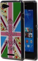 Keizerskroon TPU Cover Case voor Sony Xperia E3 Hoesje