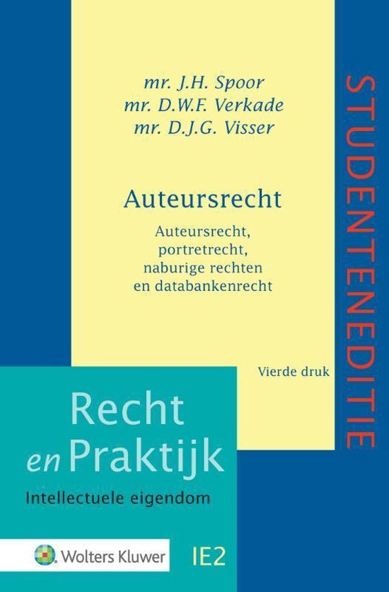 Boek cover Auteursrecht van J.H. Spoor (Paperback)